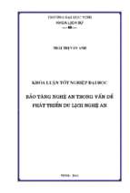 Bảo tàng nghệ an trong vấn đề phát triển du lịch nghệ an   