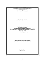 An investigation into primary teachers' practice of formative  asessment in english classroom in quang binh   master's thesis in education theory and methods of teaching english 60.14.01.11 