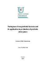 Naringinase from probiotic bacteria and its application in production of probiotic citrus juices