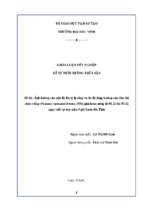 Ảnh hưởng của mật độ lên tỷ lệ sống và tốc độ tăng trưởng của tôm thẻ chân trắng (penaeus vannamei boone, 1931) giai đoạn ương từ pl12 lên pl42 ngày tuổi tại trại mặn nghi xuân   hà tĩnh