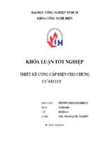 Thiết kế cung cấp điện cho chung cư stcity   