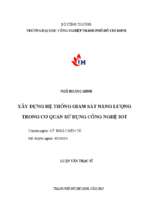 Xây dựng hệ thống giám sát năng lượng trong cơ quan sử dụng công nghệ iot   