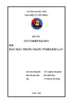 Bảo mật trong mạng wireless lan   