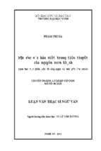 Bản sắc văn hóa việt trông tiểu thuyết của nguyễn xuân khánh (qua hai tác phẩm mẫu thượng ngàn và đội gạo lên chùa)   