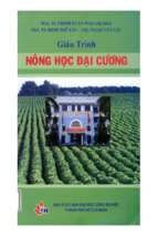 Giáo trình nông học đại cương