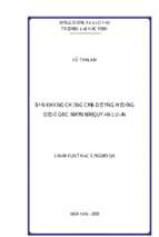 Bến không chồng của dương hướng dưới góc nhìn nữ quyền luận