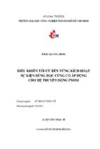 Điều khiển tối ưu bền vững kích hoạt sự kiện dùng học củng cố áp dụng cho hệ truyền động pmsm