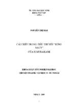 Cái chết trong tiểu thuyết  rừng na uy  của h. murakami 