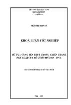 Cảng bến thuỷ trong chiến tranh phá hoại của đế quốc mỹ (1965   1973) 