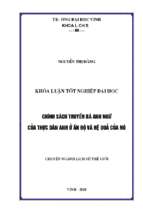 Chính sách truyền bá anh ngữ của thực dân anh ở ấn độ và hệ quả của nó 