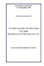 Cục diện vừa đánh vừa đàm trong quá trình hội nghị pa ri về việt nam (1968 1973) 