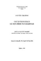 Chất thơ trong hài kịch giấc mộng đêm hè của w. shakespeare   