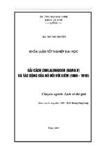 Cải cách chulalongcon [gama v] và tác động của nó đối với xiêm [1868   1910] 