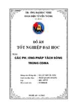 Các phương pháp tách sóng trong cdma   