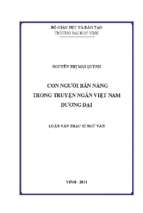 Con người bản năng trong truyện ngắn việt nam đương đại