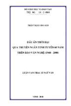 Dấu ấn thời đại qua truyện ngắn tinh tuyển 60 năm trên báo văn nghệ (1948   2008) 