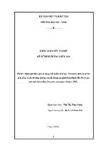 Đánh giá hiệu quả sử dụng chế phẩm sinh học vibrotech, dịch ép tỏi lên tỷ lệ sống và tốc độ tăng trưởng của ấu trùng các giai đoạn mysis đến pl10 của tôm thẻ chân trắng (penaeus vannamei, boone, 1931)