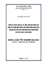 Đảng bộ huyện thạch hà (hà tĩnh) lãnh đạo thực hiện công tác thanh niên thời kỳ đẩy mạnh công nghiệp nghệp hóa hiện đại hóc theo tinh thần nghị quyết bchtw đảng lần thứ 7 khóa x (25