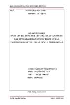 Đánh giá tác động môi trường của dự án đầu tư xây dựng khách sạn mường thanh cửa lò tại phường nghi thu, thị xã cửa lò, tỉnh nghệ an   