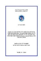 Đánh giá hiệu quả của thời gian sử dụng chế phẩm sinh học as3, ph fixer, mera bac w trong ao nuôi tôm thẻ chân trắng (penaeus vannamei) thương phẩm tại công ty cổ phần thủy sản trung sơn
