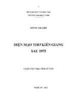 Diện mạo thơ kiên giang sau 1975   