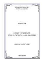 Đo vận tốc ánh sáng sử dụng cặp xung laser nano giây