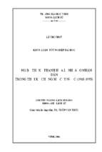 Đảng bộ thị xã thanh hoá lãnh đạo nhân dân trong thời kì chống mỹ cứu nước (1965   1975) 