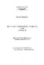 Khả năng tái sinh than hoạt tính bằng dung dịch kiềm 