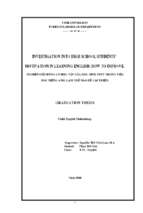 Investigation into high school students motivation in learning english how to improve = nghiên cứu động cơ học tập của học sinh trung học phổ thông trong việc học tiếng anh làm thế nào để cải thiện 