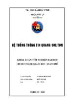 Hệ thống thông tin quang soliton   