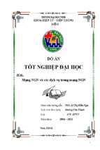 Mạng ngn và các dịch vụ trong mạng ngn   