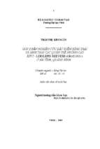 Góp phần nghiên cứu đặc điểm hình thái các quần thể nhông cát rivơ   leiolepis reevessii (gray, 1831) ở hà tĩnh, quảng bình 