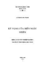 Kỳ vọng của biến ngẫu nhiên 