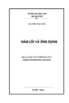 Hàm lồi và ứng dụng 