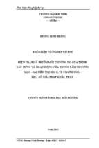 Hiện trạng ô nhiễm môi trường do quá trình xây dựng và hoạt động của trung tâm thương mại   đại siêu thị big c , tp thanh hóa   một số giải pháp khắc phục   