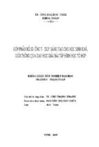 Góp phần bồi dưỡng tư duy sáng tạo cho học sinh khá, giỏi thông qua dạy học giải bài tập hình học tổ hợp 