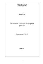 Lê văn miến   cuộc đời và sự nghiệp giáo dục 