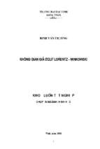 Không gian giả ơclit lorentz  minkowski 