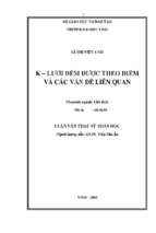 K   lưới đếm được theo điểm và các vấn đề liên quan 