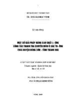 Một số giải pháp nâng cao chất lượng công tác thanh tra chuyên môn ở các trường trung học cơ sở huyện đông sơn   tỉnh thanh hoá 