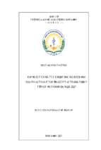 Khảo sát công tác chăm sóc người bệnh sau phẫu thuật tuyến giáp tại trung tâm y tế huyện thanh ba năm 2021