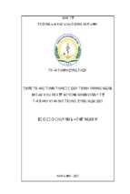 Thực trạng tuân thủ các quy trình phòng ngừa nhiễm khuẩn vết mổ của nhân viên y tế tại bệnh viện nhi trung ương năm 2021