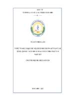 Thực trạng chăm sóc người bệnh sau phẫu thuật sỏi bàng quang tại bệnh viện đa khoa tỉnh phú thọ năm 2021