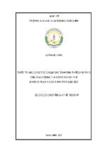 Thực trạng công tác chăm sóc trẻ viêm phế quản phổi của điều dưỡng tại khoa nhi hô hấp bệnh viện đa khoa xanh pôn năm 2021