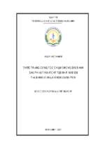 Thực trạng công tác chăm sócngười bệnh sau phẫu thuậtcắt túi mật nội soi tại bệnh viện đa khoa xanh pôn