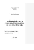 Một số dẫn liệu về chất lượng nước và thành phần loài tảo lục (chlorphyta) ở hồ goong   thành phố vinh   nghệ an 