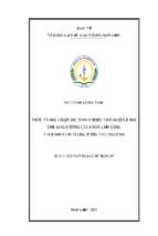 Thực trạng chăm sóc dinh dưỡng cho người bệnh của điều dưỡng các khoa lâm sàng tại bệnh viện trung ương thái nguyên