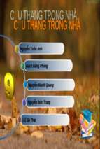 Bài thuyết trình cầu thang trong nhà