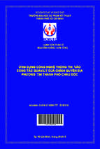 Ứng dụng công nghệ thông tin vào công tác quản lý của chính quyền địa phương tại thành phố châu đốc_3