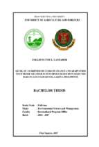 Level of awareness on climate change and adaptation to extreme weather events of households in selected barangays in los baños, laguna, philippines